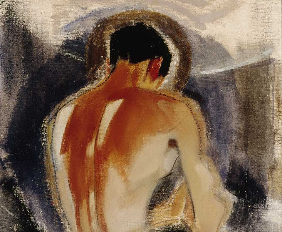 Helene Schjerfbeck, Räuber am Tor zum Paradies, 1924/25