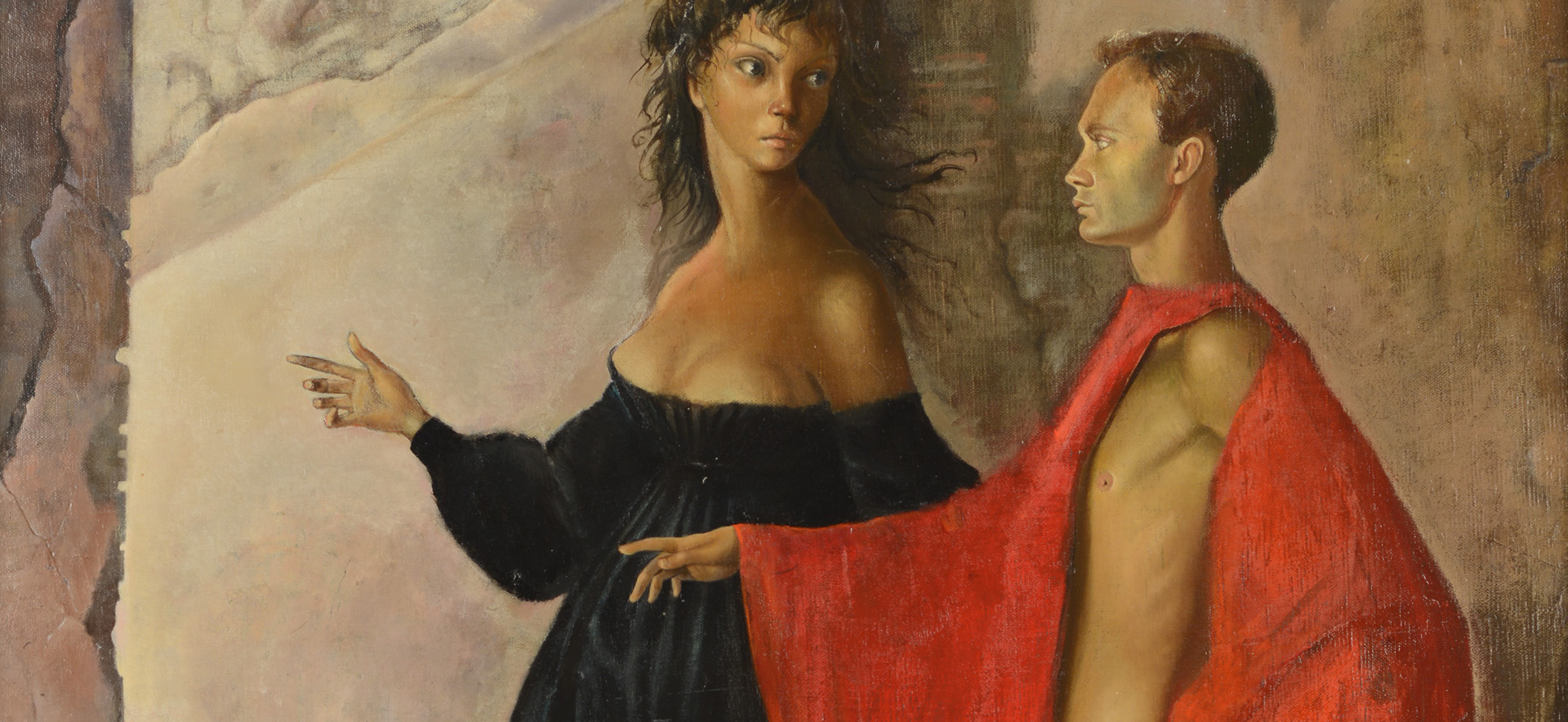 Léonor Fini, Dans la Tour, 1952, © Weinstein Gallery, San Francisco and Francis Naumann Gallery, New York / VG Bild-Kunst, Bonn 2020
