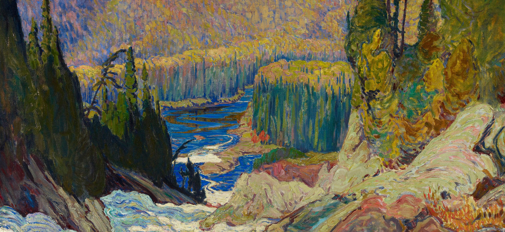 J.E.H. MacDonald. Falls, Montreal River, 1920, Photo © Art Gallery of Ontario 2109